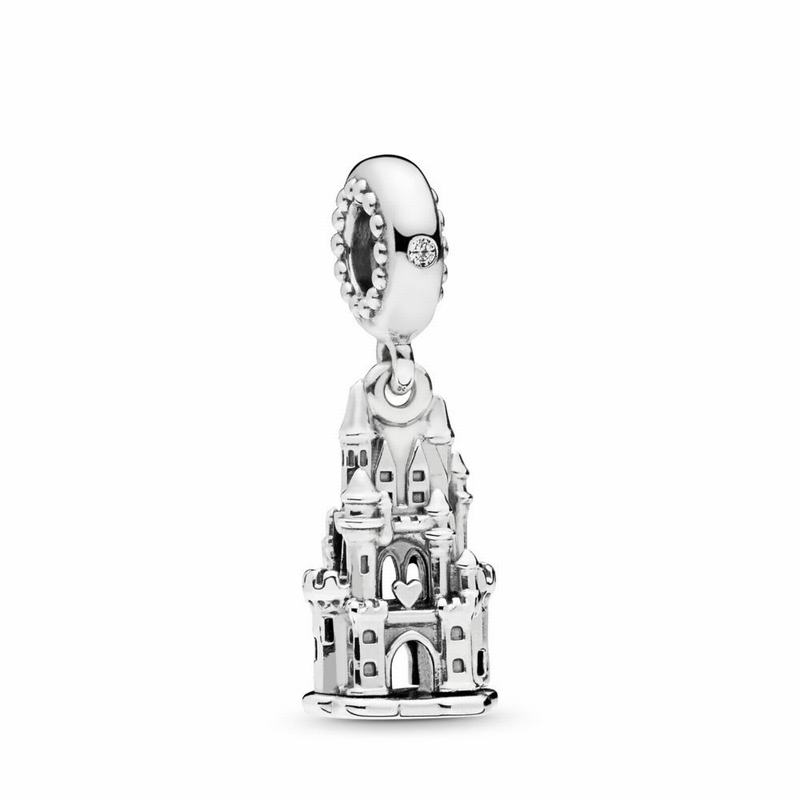 Pandora Regal Castle Dangle Charm Europe - Sterling Silver/Cubic Zirconia - 635184EOY